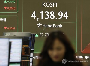 코스피, 한미협상 타결에 사상 첫 4,100선 돌파…코스닥은 내려